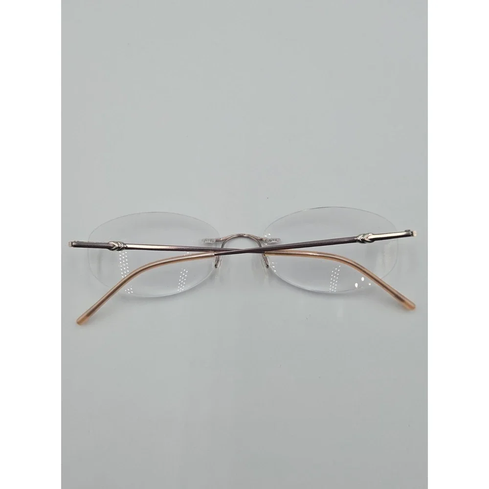 AIRLOCK Forever 203 601 Rose Gold Womens Rimless Eyeglasse Frames Only 51-18-135